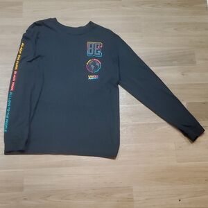 Under Armour Mens Long Sleeve Short - Dark Gray with Multicolor Accents